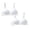 White 2PCS, variant on SHenli Training Bras for Girls Kids Padded Tweens Bra Adjustable Straps 8-12