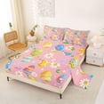 thumbnail image 2 of Erosebridal Flower Easter Eggs Kid Bed Sheets, Spring Groovy King Sheets, 4-Piece, 2 of 5