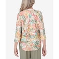 thumbnail image 5 of Alfred Dunner Womens  V-Neck Abstract Animal Print Top, 5 of 6