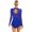 Royal Blue, variant on YEAHDOR Womens Rhinestone Mesh Sleeves Gymnastics Leotard Lyrical Dance Dress Dancewear