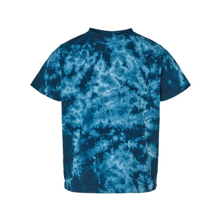 

Dyenomite - Toddler Crystal Tie-Dyed T-Shirt - 330CR - Navy - Size: 2T