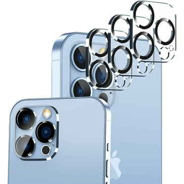Camera Lens Protector for iPhone 13 Pro Max and iPhone 13 Pro, 3 Packs Camera Lens Tempered Glass Protectors, Scratch-Resistant