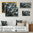 thumbnail image 4 of Designart "Black Minimalims Enchantment" Abstract Marble Wall Art Print, 4 of 5