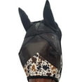 thumbnail image 2 of Showman Cow Print Fly Mask w/ Ears (Large), 2 of 2