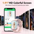 thumbnail image 4 of Smart Watches Fits for Women Smartwatch for Android Phones/iPhone Compatible Fitness Tracker with 100+ Sports Modes 1.91" Womens Watch with Calls and Messages Female Cycle for Gift, 4 of 5