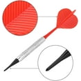 thumbnail image 3 of Jinsinto 12 Pcs Soft Tip Darts, Bar Dart, Plastic Tip Darts Set, Attach Extra 100 Black Replacement Tips, 3 of 5