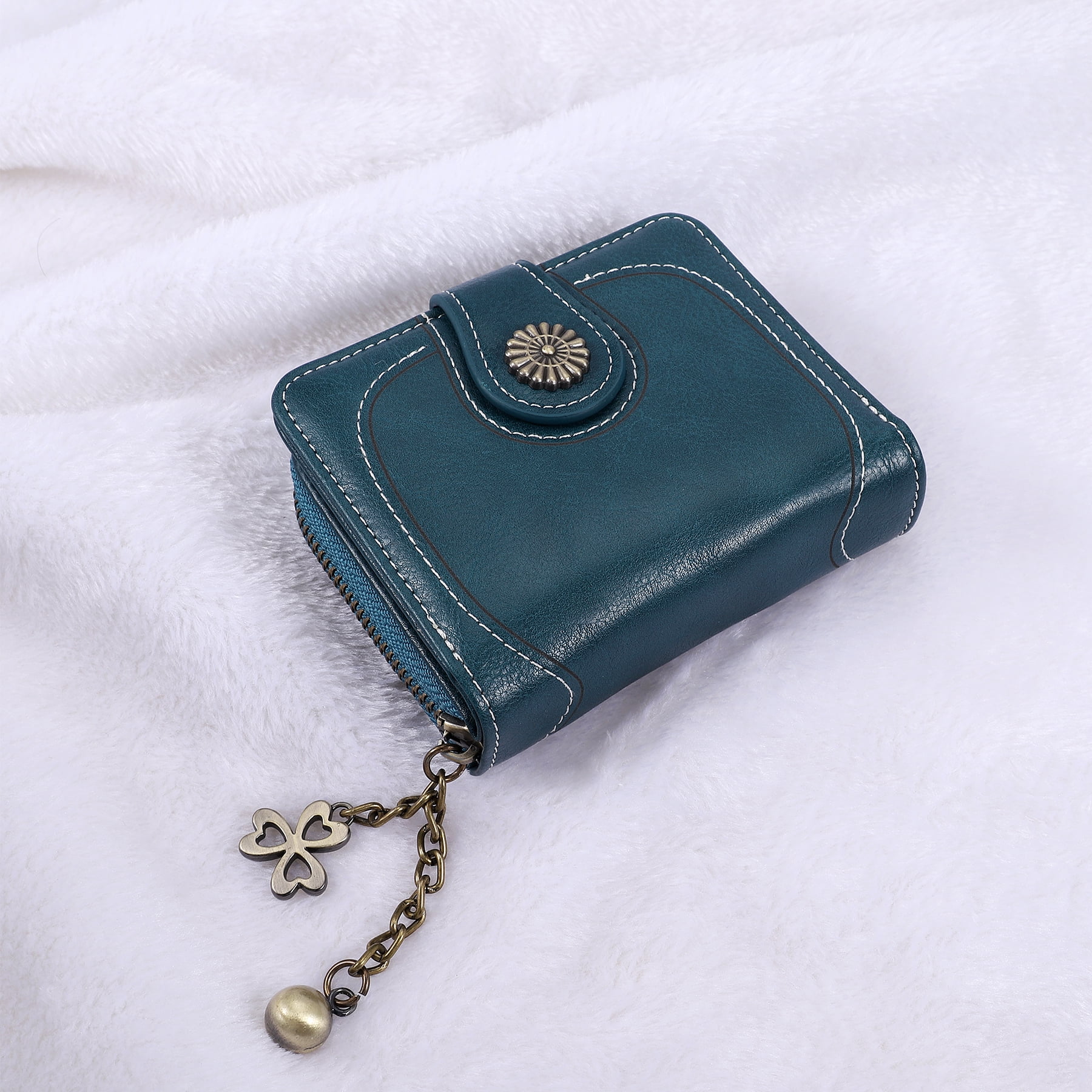 Women Wallets Zipper Cute Cats Pattern Hasp Coin Purse Card Holder Handbags LH 