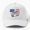 White, variant on Happy Fourth of July Jet Pilots Baseball Cap, USA Aviation Celebration Graphic Design, Classic Hat