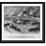 Historic Framed Print, Battle of Savage's Station, 17-7/8" x 21-7/8"