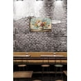 thumbnail image 3 of Flower Bouquet Decor - Flower Art - Bathroom Wall Art & Decor - Kitchen Wall Decor Retro Metal Tin Sign Vintage Aluminum Sign for Home Coffee Wall Decor 12"x8", 3 of 6