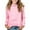 Pink, variant on vdgthytj Girls Mock Turtleneck Tops Striped Long Sleeve Shirts Soft Basic Tee Casual Pullover Blouse for Kids