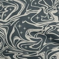 thumbnail image 1 of oneOone Cotton Jersey Teal Blue Fabric Abstracts Sewing Fabric By The Yard Printed Diy Clothing Sewing Supplies 58 Inch Wide, 1 of 4