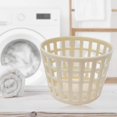 thumbnail image 2 of Mini Plastic Storage Basket Cleaning Tool Bucket laundry storage basket Storage Box Beige, 2 of 8