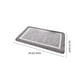 thumbnail image 3 of Xihbxyly Alfombra de Baño de Microfibra Suave, Base de Goma Antideslizante, Absorbente de Secado Rápido, Fácil de Lavar a Máquina, Múltiples Usos para Baño, Bañera, Lavabo y Sala de Estar, Tamaño 40, 3 of 7