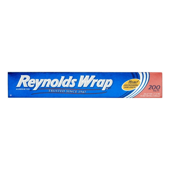 Reynolds Wrap Standard Aluminum Foil, 12", 200 Sq Ft ,1 Ct