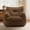 Brown, variant on GEEYOO Small Bean Bag Chair for Adults and Kids,Memory Foam Bean Bag Sofa with Armrests & Pockets,Beanbag Lounge Floor Sofa for Living Room,Black