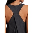 thumbnail image 4 of RBX Active Women's Twist Back Soft Relaxed Tank Top Tunic, 4 of 4