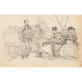 thumbnail image 2 of Georges Jules Victor Clairin 18x13 Gold Ornate Wood Frame and Double Matted Museum Art Print Titled - Scenes&nbsp;Of Sarah Bernhardt's Life, 2 of 4
