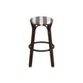 thumbnail image 2 of Butler Specialty Company Tobias Round Rattan 30" Bar Stool -White & Brown Stripe, 2 of 7