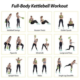 Swing Kettle Squat Exercise Workout Kneeling Squats With Dumbbells