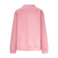 thumbnail image 6 of Women's Waffle Knit Full Zip Jacket 2025, Textured Lightweight Long Sleeve Casual Outerwear with Soft Comfort Fabric for Spring Autumn Winter Season, Daily Wear and Street Fashion Pink XL, 6 of 7