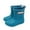 Blue, variant on Huanglei Baby Kids Easy On Rain Shoes Boots For Toddler Little Kid Short Rain Boots Lightweight Rainy Day Shoes
