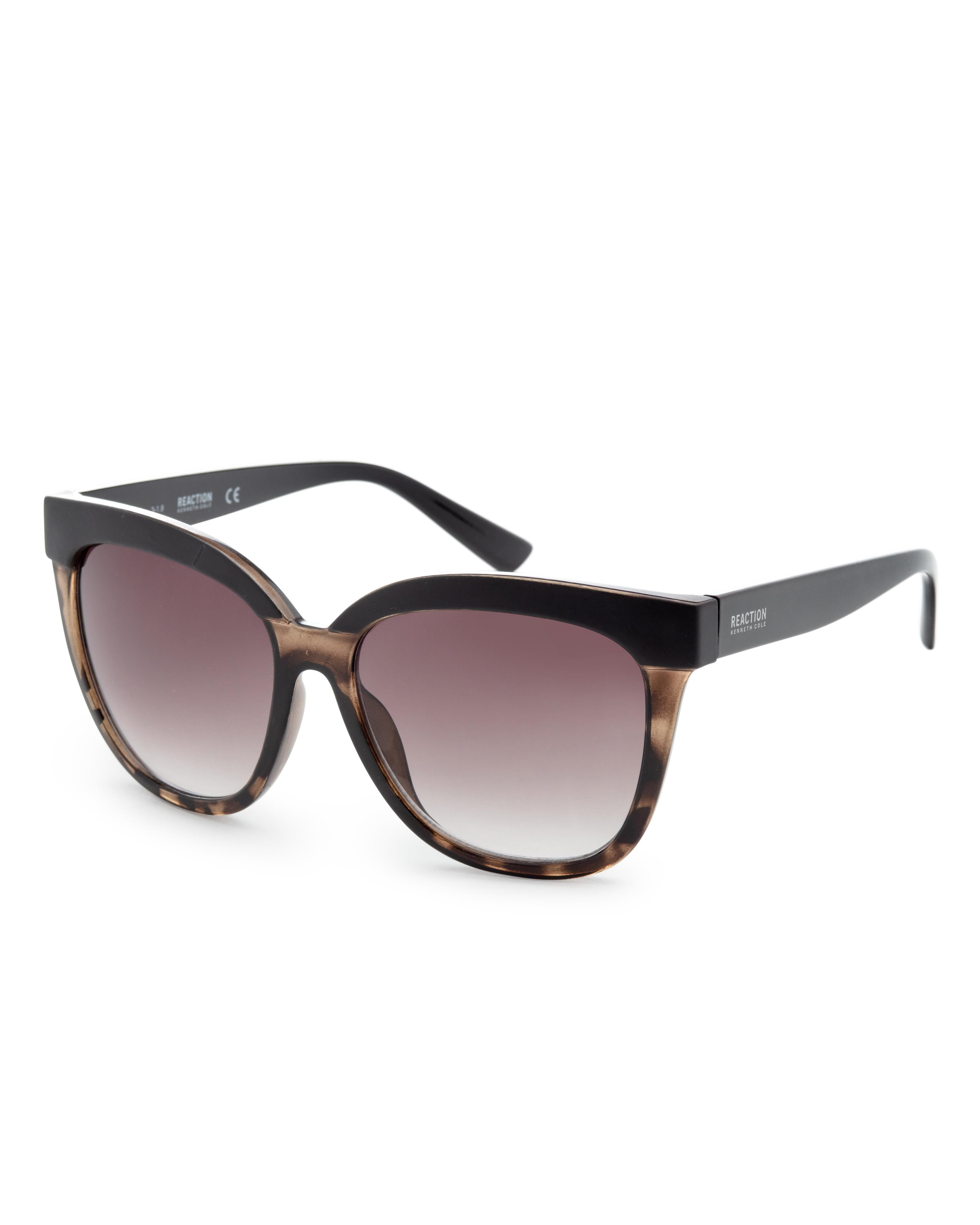 Kenneth Cole Reaction KC1359 32B Women\'s Sunglasses Kenneth Cole Reaction KC1359 Gold/Gradient Smoke One Size main image 2