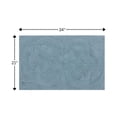 thumbnail image 2 of Knightsbridge Tuft Twisted 220 GSF Non Skid Back Bath Rug 21 x 34 - Light Blue, 2 of 2