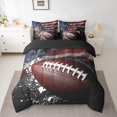 thumbnail image 2 of Homewish Gamer Football 7-Piece Twin Bedding Set - USA Flag Sport Graffiti, 2 of 8