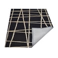 thumbnail image 4 of Rugsotic Carpets Hand Tufted Wool Eco-Friendly Area Rugs - 8'x11', Rectangle, Black, Modern Contemporary Design, High Pile Handmade Anti Skid Rugs for Living Room, Bed Room (K02001), 4 of 5