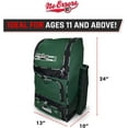 thumbnail image 4 of No Errors Top Pick Baseball Backpack for Kids - Heavy Duty Youth Baseball and Softball Bag with Fence Hooks - Dual Glove and Bat Compartments, 4 of 6