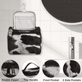thumbnail image 3 of Herdesigns Cow Print Western Animals Toiletry Bag for Women, Travel Makeup Bag, Waterproof Hanging Cosmetic Organizer for Toiletries & Makeup Essentials, 3 of 7