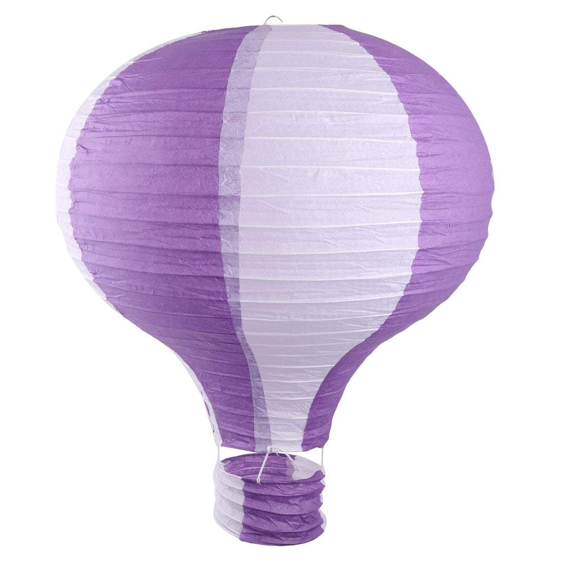 Paper Lightless Hanging Decor Hot Air Balloon Lantern Purple