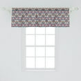 thumbnail image 2 of Ambesonne Mandala Window Valance, Oriental Pattern, 54" X 18", Multicolor, 2 of 3