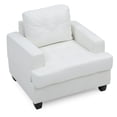 thumbnail image 5 of Glory Furniture Sandridge Faux Leather Chair in White, 5 of 6
