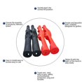 thumbnail image 4 of Palo De Golf, Transpirable, Flexible, De Goma Suave, Ayuda Manual Para Enseñanza, Práctico Agarre De Mano Para Entrenamiento De Golf Para Hombre Y Mujer Al Aire Libre Yuarrent OD010599-02, 4 of 7