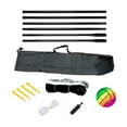 thumbnail image 2 of koolsoo Filet de Badminton Ensemble Filet de Volleyball Assemblage Facile Filet Tressé Standard Filet en Maille pour un, 2 of 9