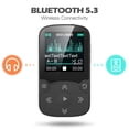 thumbnail image 4 of Reproductor MP3 AGPTEK A65 64GB con clip Bluetooth 5.3 negro, 4 of 9