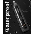 thumbnail image 6 of MANSPOT Nose & Ear Hair Trimmer for Men, 10,000 RPM Electric Trimmer with Vacuum Suction, IPX7 Waterproof, USB-C Fast Charging, Magnetic Blade, Painless & Easy Cleaning, 6 of 8