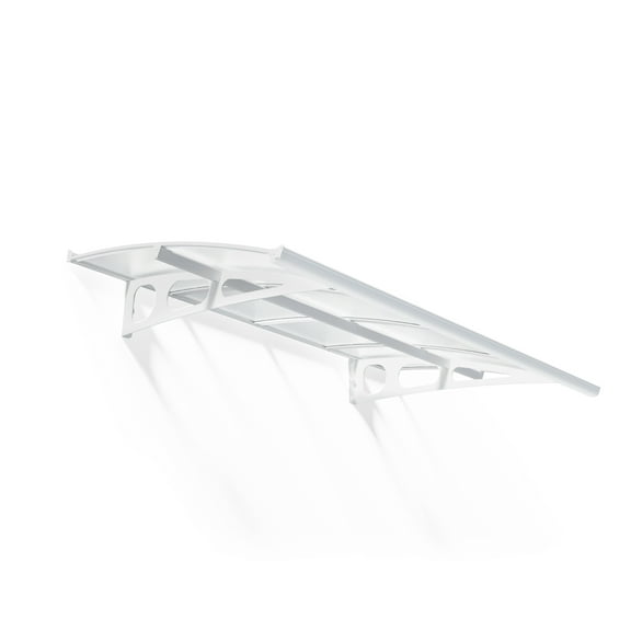 Palram - Canopia Bordeaux 2230 Awning 7' x 5' - White/Mist