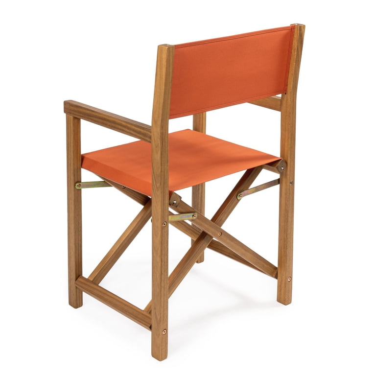 Cukor Classic Vintage Outdoor Acacia Wood Folding Director Chair