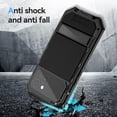 thumbnail image 4 of for iPhone 15 Case Heavy Duty Protection with Built in Lens Screen Protector Rugged Stand 360 Full Body Military Grade Metal Bumper Phone Cases Men  2023 6.1 inch Black, 4 of 6
