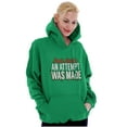 thumbnail image 4 of Xmas Dear Santa An Attempt Was Made Unisex Plus Fleece Graphic Hoodie Brisco Brands 2X, 4 of 5