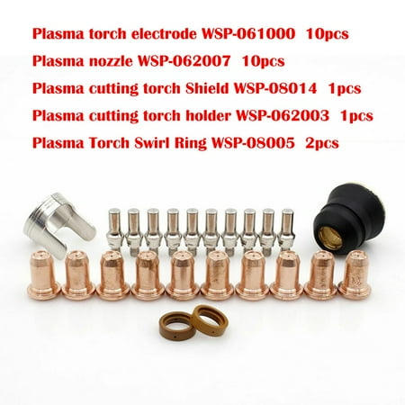 

24 Pcs Plasma Torch Electrode Tip 0.9mm Standoff for FORNEY 700P IPT40 60 Torch