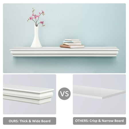 Fireplace Mantels Clearance
 - 60 Fireplace Mantel Shelf Wall Mounted Floating Display Rack W Invisible Bracket Walmart Canada