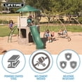 thumbnail image 4 of Lifetime Kid's Adventure Tower Swing Set with Spider Swing, Slide and Climbing Wall (91201), 4 of 14