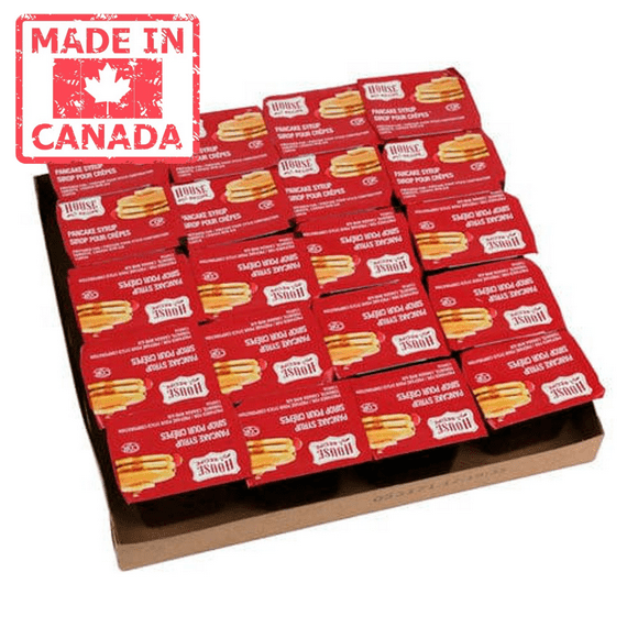 House Recipe CL Syrup Pancake New 42.5ML (120/Case) - 12.7 lbs