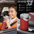 thumbnail image 5 of Christmas 30oz Handheld Travel Tumbler with Handle – Double Wall Stainless Steel Insulated Cup, Flip Straw Lid, Leak-Proof & BPA-Free for Hot and Cold Drinks – Durable Coffee & Juice Mug Black, 5 of 7