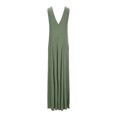 thumbnail image 6 of QATAINLAV Women's Casual Summer Loose Jumpsuits Flowy Wide Leg Jumper Pants Baggy V Neck Tank Rompers with Pockets Army Green XXL, 6 of 8
