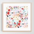 thumbnail image 2 of Wild flowers bloom in Florence - Painting Floral Watercolor Flowers Pattern Botanical Modern Art Summer Unframed Wall Art Print 18 x 18 inches, 2 of 9